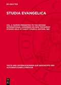Cover: Papers presented to the Second International Congress on New Testament Studies held at Christ Church, Oxford, 1961 - De Gruyter