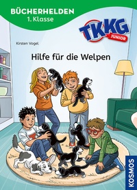 Abbildung von: TKKG Junior, Bücherhelden 1. Klasse, Hilfe für die Welpen - Kosmos