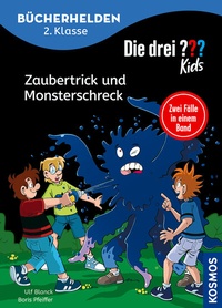 Abbildung von: Die drei ??? Kids, Bücherhelden 2. Klasse, Doppelband 1, Zaubertrick und Monsterschreck - Kosmos