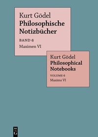Abbildung von: Maximen VI / Maxims VI - De Gruyter