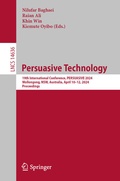 Cover: Persuasive Technology - Springer