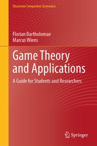 Enlarge image Cover: Game Theory and Applications - Springer