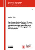 Cover: Parallele und ortsaufgel&ouml;ste Messung des Deformations-, Sch&auml;digungs- und Modalverhaltens schnell rotierender Strukturen durch Nutzung optischer Beugungsgitter - Shaker