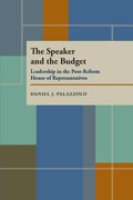 Cover: The Speaker and the Budget - Princeton University Press
