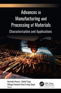 Enlarge image Cover: Advances in Manufacturing and Processing of Materials - Apple Academic Press Inc.