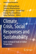 Cover: Climate Crisis, Social Responses and Sustainability - Springer