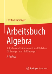Abbildung von: Arbeitsbuch Algebra - Springer Spektrum