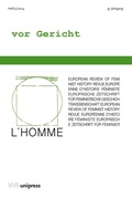 Cover: vor Gericht - Brill Deutschland