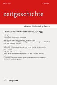 Abbildung von: Lebensborn Maternity Home Wienerwald, 1938-1945 - Brill Deutschland