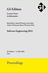 Enlarge image Cover: GI Edition Proceedings Band 343 "Software Engineering 2024" - Köllen