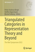 Cover: Triangulated Categories in Representation Theory and Beyond - Springer