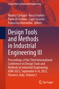 Cover: Design Tools and Methods in Industrial Engineering III - Springer
