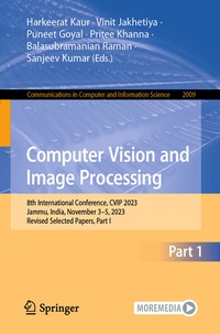 Enlarge image Cover: Computer Vision and Image Processing - Springer