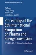 Cover: Proceedings of the 5th International Symposium on Plasma and Energy Conversion - Springer