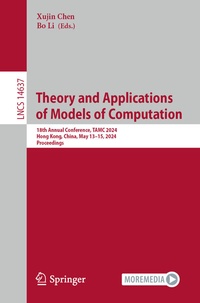 Abbildung von: Theory and Applications of Models of Computation - Springer