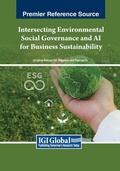 Cover: Intersecting Environmental Social Governance and AI for Business Sustainability - Business Science Reference