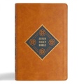 Cover: CSB Jesus Daily Bible, Camel Leathertouch - Holman Bible Publishers