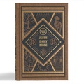 Cover: CSB Jesus Daily Bible, Brown Cloth Over Board - Holman Bible Publishers