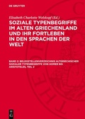 Cover: Belegstellenverzeichnis altgriechischer sozialer Typenbegriffe von Homer bis Aristoteles, Teil 2 - De Gruyter