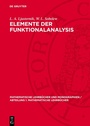 Cover: Elemente der Funktionalanalysis - De Gruyter