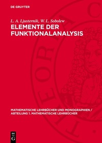 Enlarge image Cover: Elemente der Funktionalanalysis - De Gruyter