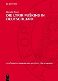 Cover: Die Lyrik Puskins in Deutschland - De Gruyter