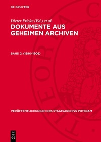 Enlarge image Cover: 1890-1906 - De Gruyter