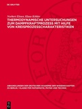 Cover: Thermodynamische Untersuchungen zum Dampfkraftprozess mit Hilfe von Kreisprozesscharakteristiken - De Gruyter