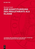 Cover: Zur Konstituierung des Proletariats als Klasse - De Gruyter