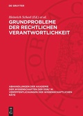 Cover: Grundprobleme der rechtlichen Verantwortlichkeit - De Gruyter