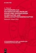 Cover: Optimierung als mathematisches Problem sowie ihre Anwendungen in den Natur- und Gesellschaftswissenschaften - De Gruyter