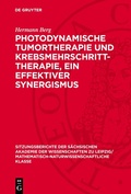 Cover: Photodynamische Tumortherapie und Krebsmehrschritt-Therapie, ein effektiver Synergismus - De Gruyter
