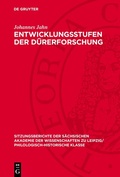 Cover: Entwicklungsstufen der D&uuml;rerforschung - De Gruyter