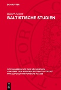 Cover: Baltistische Studien - De Gruyter