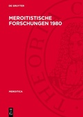 Cover: Meroitistische Forschungen 1980 - De Gruyter