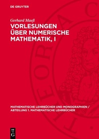 Abbildung von: Vorlesungen über numerische Mathematik, I - De Gruyter