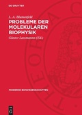 Cover: Probleme der molekularen Biophysik - De Gruyter