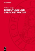 Cover: Bedeutung und Sprachstruktur - De Gruyter