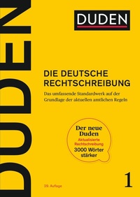 Abbildung von: Duden - Die deutsche Rechtschreibung - Duden