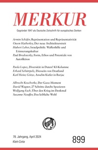 Abbildung von: MERKUR 4/2024, Jg.78 - Klett-Cotta