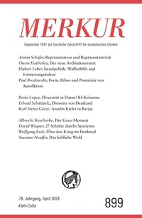 Abbildung von: MERKUR 4/2024, Jg.78 - Klett-Cotta