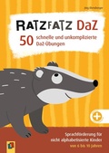 Cover: Ratzfatz DaZ - 50 schnelle und unkomplizierte DaZ-&Uuml;bungen - Verlag an der Ruhr
