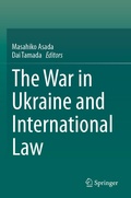 Cover: The War in Ukraine and International Law - Springer