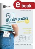 Cover: 50 Buddy Books - Merkhilfen Deutsch Klassen 5-6 - Auer Verlag