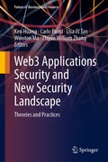 Cover: Web3 Applications Security and New Security Landscape - Springer