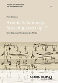 Cover: Arnold Sch&ouml;nbergs Streichquartett op. 7 - Nomos