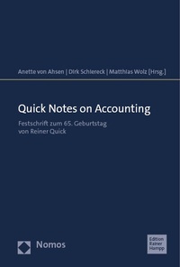 Abbildung von: Quick Notes on Accounting - Nomos