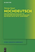 Cover: Hochdeutsch - De Gruyter