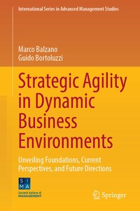 Enlarge image Cover: Strategic Agility in Dynamic Business Environments - Springer