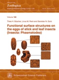 Bild: Functional surface structures on the eggs of stick and leaf insects (Insecta: Phasmatodea) - Schweizerbart'sche, E.